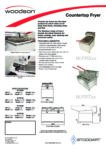 cover page of the Woodson WFRS80 Single Pan Bench Top Fryer – 8 Litre specification sheet pdf