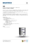 cover page of the Washtech XG High Efficiency Economy Undercounter Glasswasher specification sheet pdf