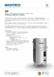 cover page of the Washtech XP Economy Passthrough Dishwasher specification sheet pdf
