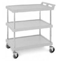 Metro MY2030.34.BU 3 Tier Flat Style Utility Cart