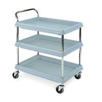 Metro BC2636.3D.MB 3 Tier Ledge Polymer Utility Cart