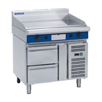 Blue Seal GP516-RB Gas Griddle - Refrigerated Base