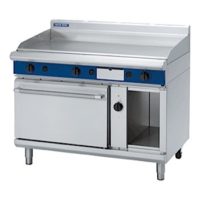 Blue Seal GPE58 Gas Griddle Electric Convection Oven Range