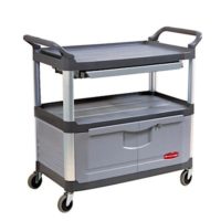 Rubbermaid 4094 Xtra™ Instrument Cart with Lockable Doors and Sliding Drawers