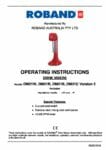 cover page of the Roband DM21R Milkshake Mixer Red specification sheet pdf