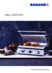 cover page of the Roband GSA810S Grill Station Brochure