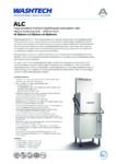 cover page of the Washtech ALC – Premium Fully Insulated Passthrough Dishwasher specification sheet pdf