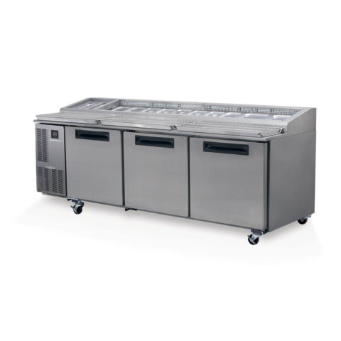 Skope PG800 Pizza Pegasus 3 Door Pizza Prep Chiller