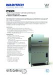 cover page of the Washtech PW2C – High Efficiency Potwasher with Heat Condensing Unit specification sheet pdf