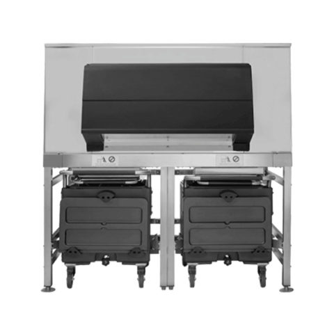 Scotsman SIS 1350 - 613kg + 73kg + 73kg Ice Cart - Ice Shuttle Storage Bin