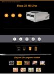 cover page of the Orved Evox 31 High Line Vacuum Sealer specification sheet pdf