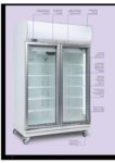 cover page of the Bromic GM1000LB ECO Black Glass Door 960L Display Chiller Brochure