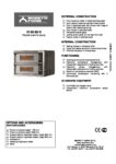 cover page of the iDeck Oven by Moretti Forni Electric Double Deck (with electronic controls) – iDD 60.60 specification sheet pdf