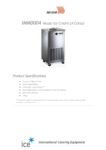 cover page of the Musso Ice Cream Machine – L4 Consul Brochure