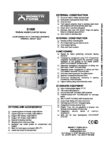 cover page of the Moretti Forni Serie S Double Deck with Prover – S100E/2 PROVER specification sheet pdf