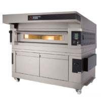 Euroquip Pizza Deck Oven - Serie S Electric by Moretti Forni Single Deck with Prover - Comp S120E/1 PROVER