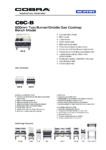 cover page of the Cobra C6C-B Gas Cooktop – Bench Model specification sheet pdf