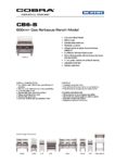 cover page of the Cobra CB6-B Gas Cooktop – Benchtop Model specification sheet pdf