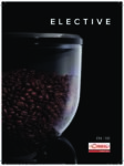 cover page of the LaCimbali Elective Grinder Brochure