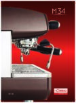 cover page of the LaCimbali M34 2 Group Coffee Machine Brochure