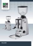 cover page of the Mazzer Major Automatic Black Grinder Brochure