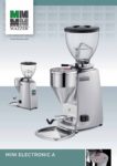 cover page of the Mazzer Mini A Electronic Black Grinder Brochure