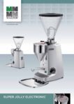 cover page of the Mazzer Super Jolly Electronic Black Grinder Brochure