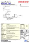 cover page of the Skope ReFlex 2 Solid Door Underbench GN 1/1 Compatible Freezer specification sheet pdf