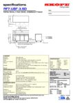 cover page of the Skope ReFlex 3 Solid Door Underbench GN 1/1 Compatible Freezer specification sheet pdf