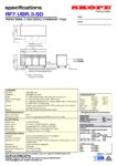 cover page of the Skope ReFlex 3 Solid Door Underbench GN 1/1 Compatible Fridge specification sheet pdf