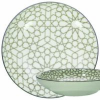 GUSTA Dinner Plate ø21.5cm Grey Mosaic