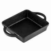 Cast Iron Mini Square Skillet with Handles