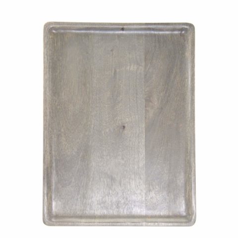 Chef Inox Mangowood Serving Board Rectangular 350X255X15Mm Grey