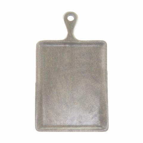 Chef Inox Mangowood Serving Board Rect W/Hdl 400X200Mm Grey