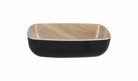 Zicco Echo Long Bowl ? Black/Birch ? 176x108x55mm