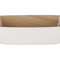 Zicco Echo Long Bowl ? White/Birch ? 265x162x75mm