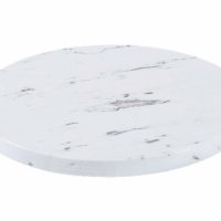 Zicco Form Round Board ? White Marble ? 285x18mm
