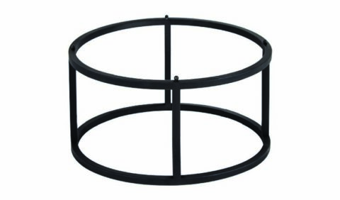 Zicco Form Round Metal Stand ? Black ? 285x160mm