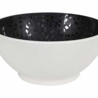 Zicco Dusk Round Bowl ? Black/White ? 250x110mm