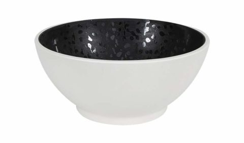 Zicco Dusk Round Bowl ? Black/White ? 250x110mm