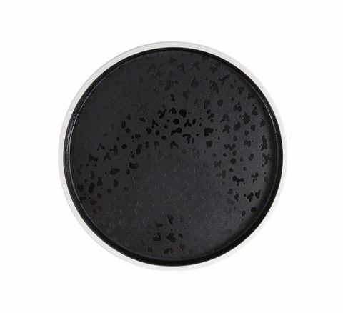 Zicco Dusk Round Tray ? Black/White ? 250x18mm