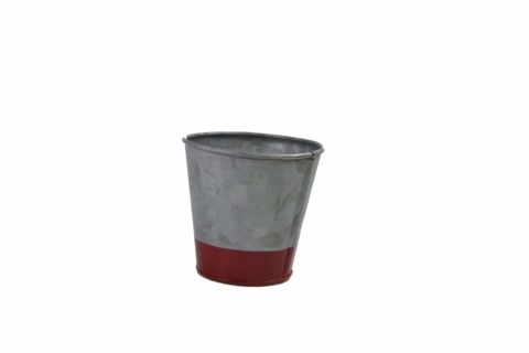 Chef Inox Coney Island -Galvanised Pot Dipped Red 95X105Mm