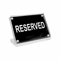 Chef Inox Buffet Sign- Acrylic W/S/S Magnet Plate ?Reserved?