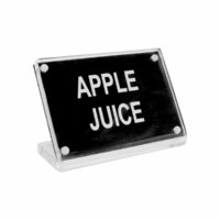 Chef Inox Buffet Sign- Acrylic W/S/S Magnet Plate ?Apple Juice?