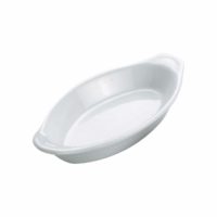Vitroceram White Oval Gratin Dish  250X130Mm/340Ml