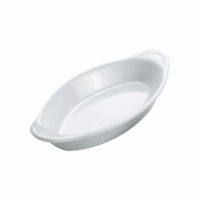 Vitroceram White Oval Gratin Dish  295X155Mm/570Ml