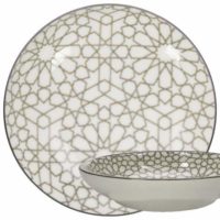 GUSTA Side Plate ø16,5cm Gray Mosaic