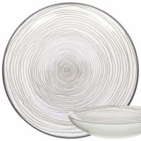 GUSTA Dinner Plate ø21.5cm Grey Swirl