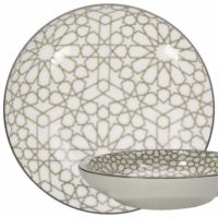 GUSTA Plate ø26,5cm Gray Mosaic