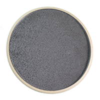 Tablekraft Soho Round Plate Speckle Black  255mm